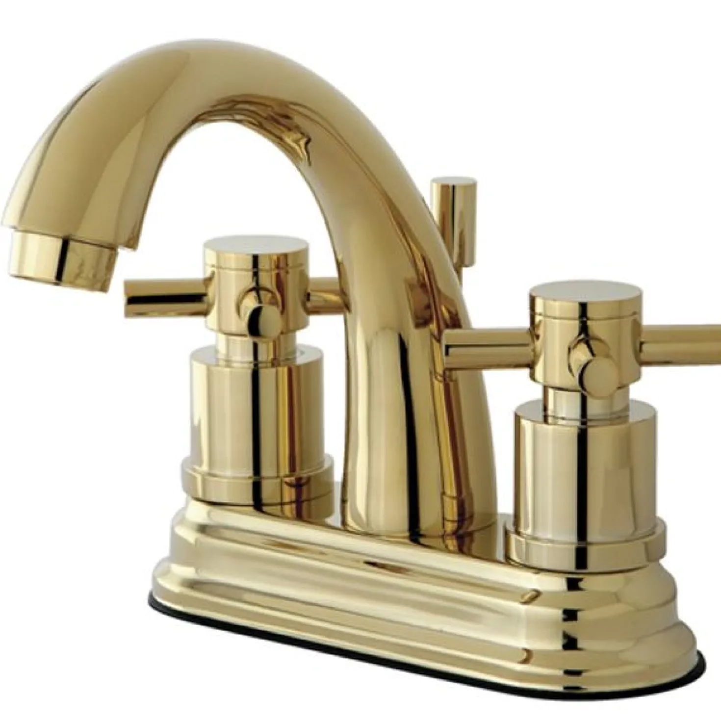 Kingston Brass KS8612DX Concord Two Handle Centerset Lavatory Faucet with Brass Pop-up