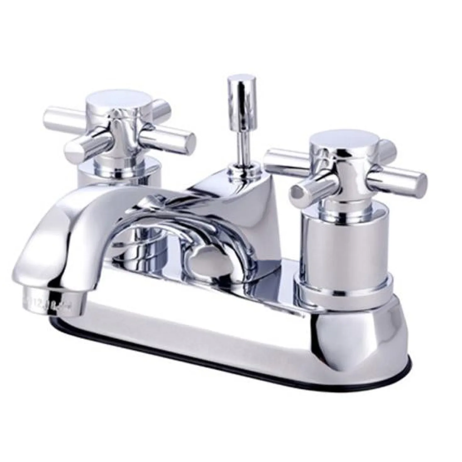 Kingston Brass KS4261DX Concord Two Handle 4" Centerset Lavatory Faucet with Brass Concord Pop-up