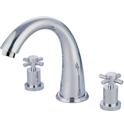 Kingston Brass KS2361DX Two Handle Roman Tub Filler