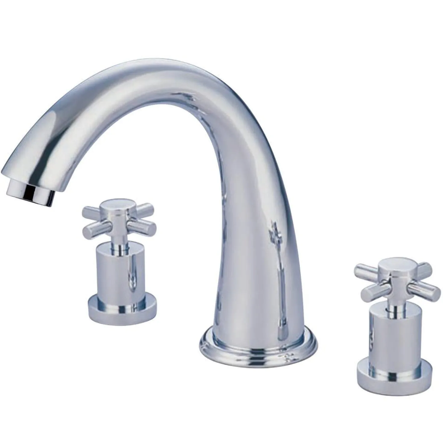 Kingston Brass KS2361DX Two Handle Roman Tub Filler
