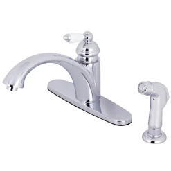 Kingston Brass KS6571PLSP Single-Handle Kitchen Faucet in Polished Chrome