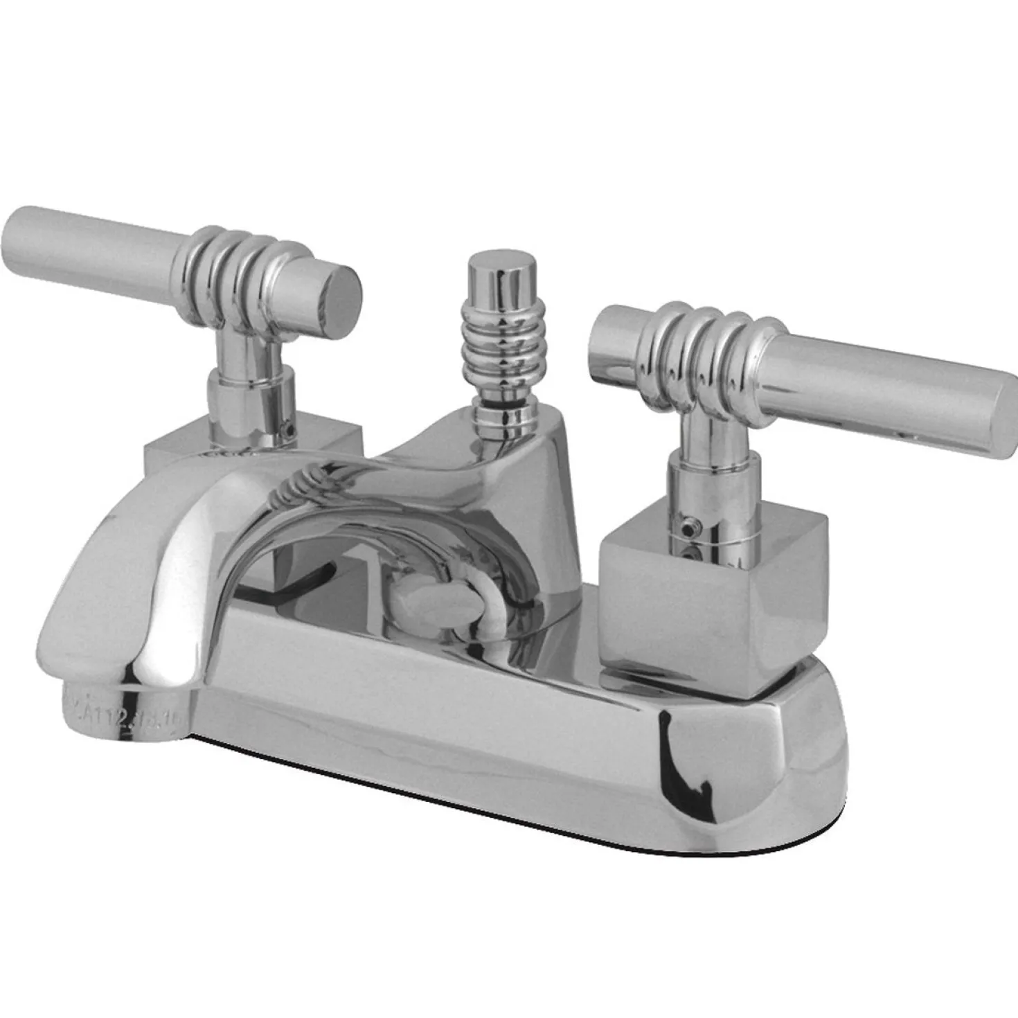 Kingston Brass KS4261QL 4-Inch Centerset Bathroom Faucet in Polished Chrome