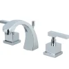 Kingston Brass KS4981QLL 8-Inch Widespread Bathroom Faucet in Polished Chrome
