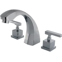 Kingston Brass KS4361QLL Roman Tub Filler in Polished Chrome