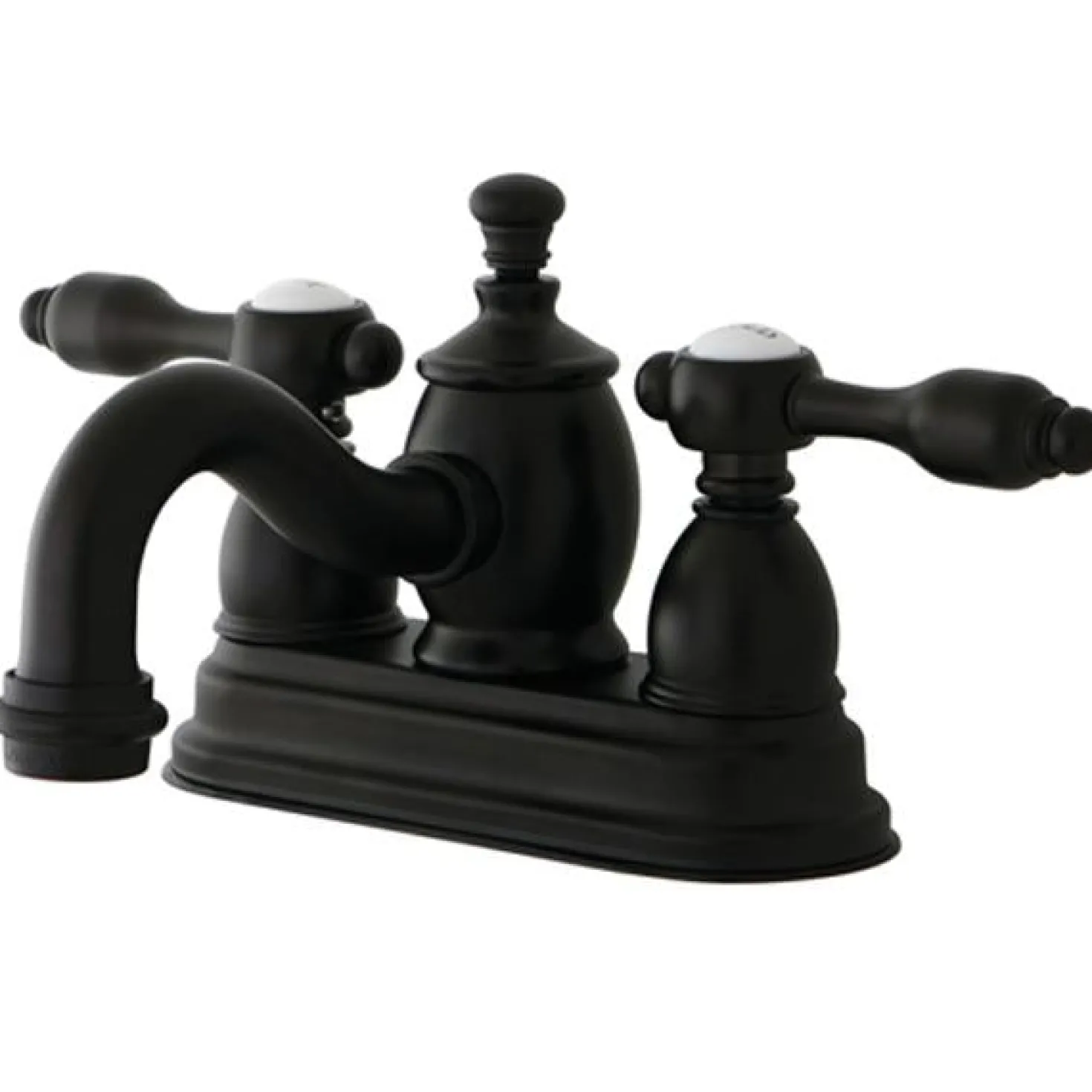 Kingston Brass KS7105TAL 4" Centerset Lavatory Faucet with Brass Pop-up in Oil Rubbed Bronze