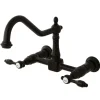 Kingston Brass KS1245TAL Tudor 8" Center Kitchen Faucet without Sprayer