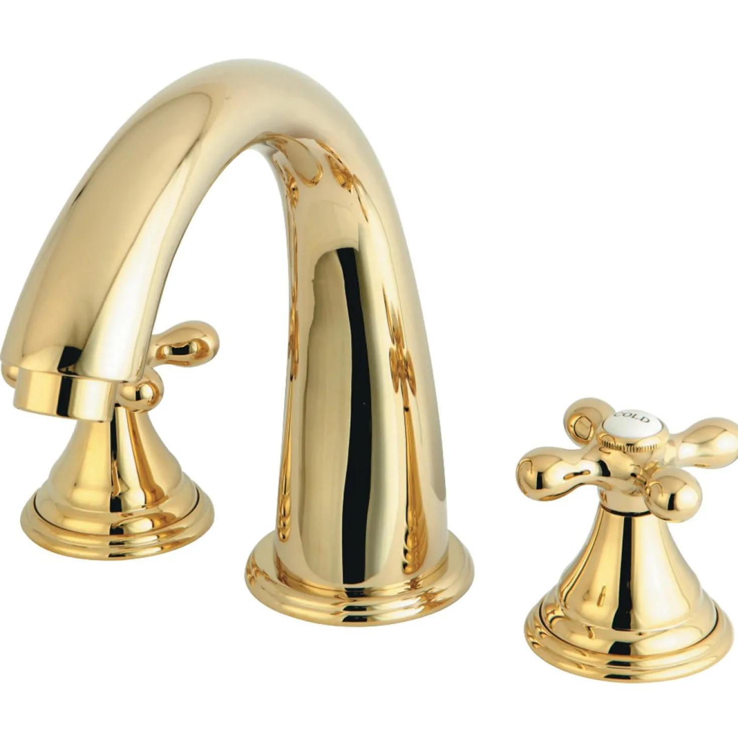 Kingston Brass KS536XAX-P Vintage Roman 8.44" x 8" x 7.13" Tub Faucet