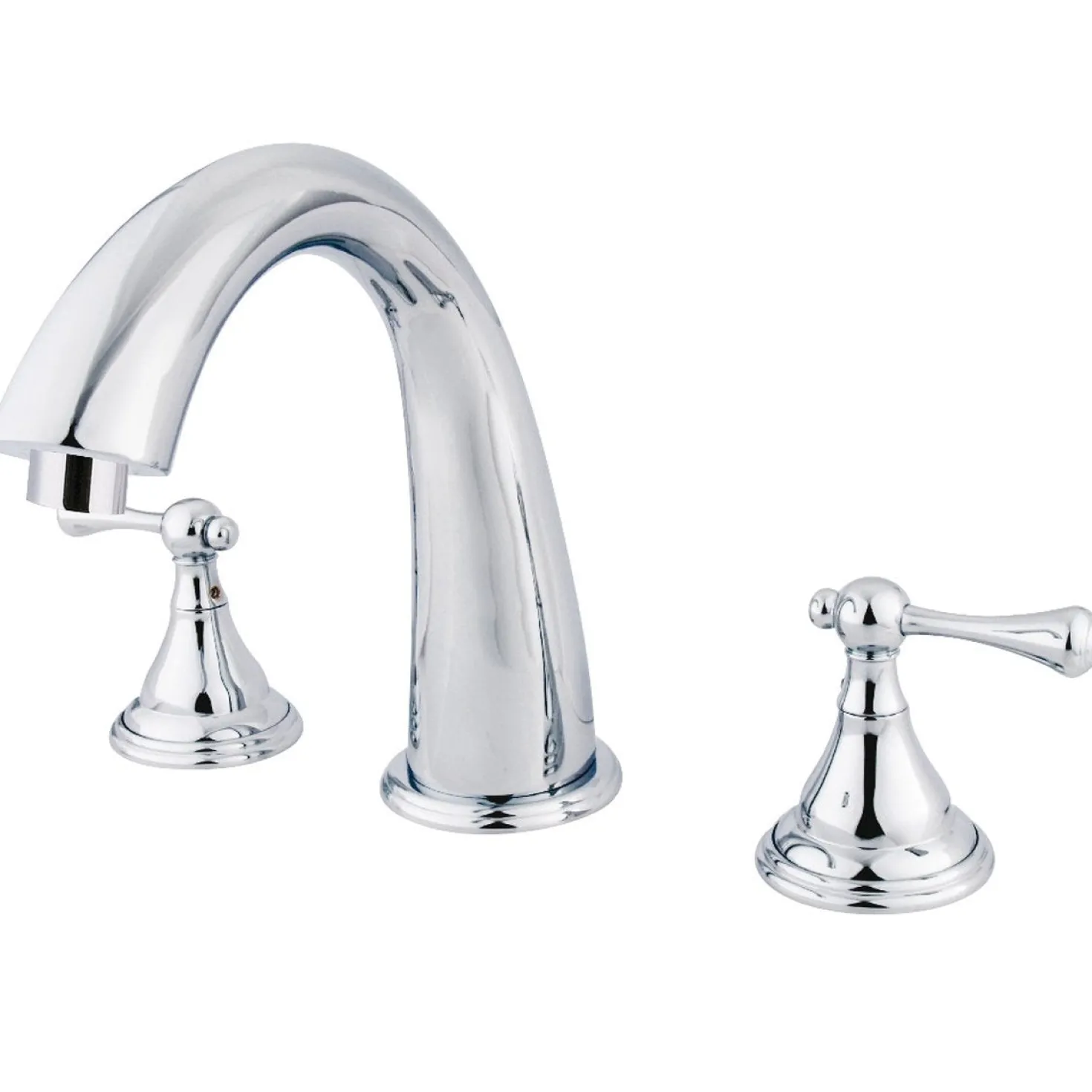 Kingston Brass KS536XBL-P Vintage Roman 8.44" x 8" x 7.13" Tub Faucet