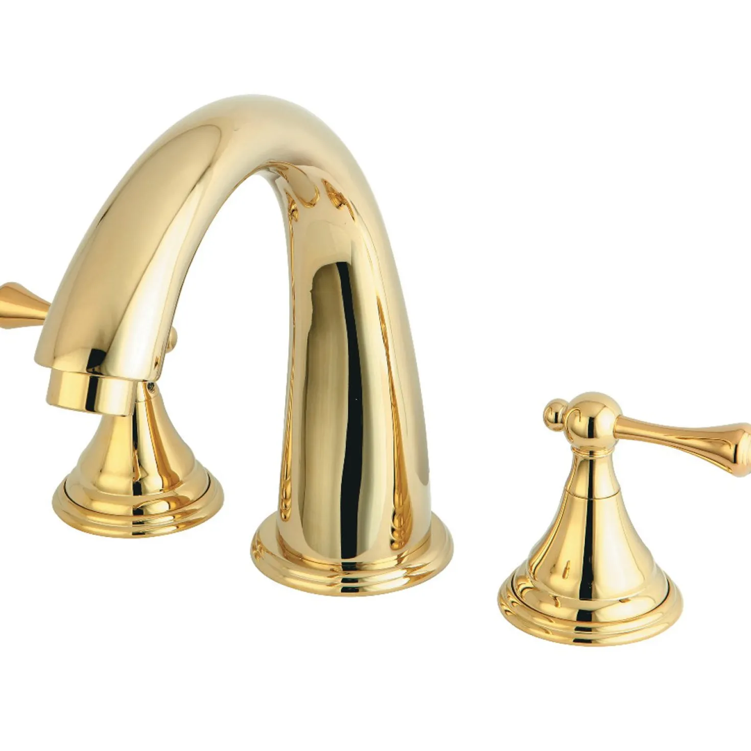 Kingston Brass KS536XBL-P Vintage Roman 8.44" x 8" x 7.13" Tub Faucet