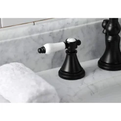 Kingston Brass KS298XBPL-P Bel Air Widespread Bathroom Faucet with Brass Pop-Up
