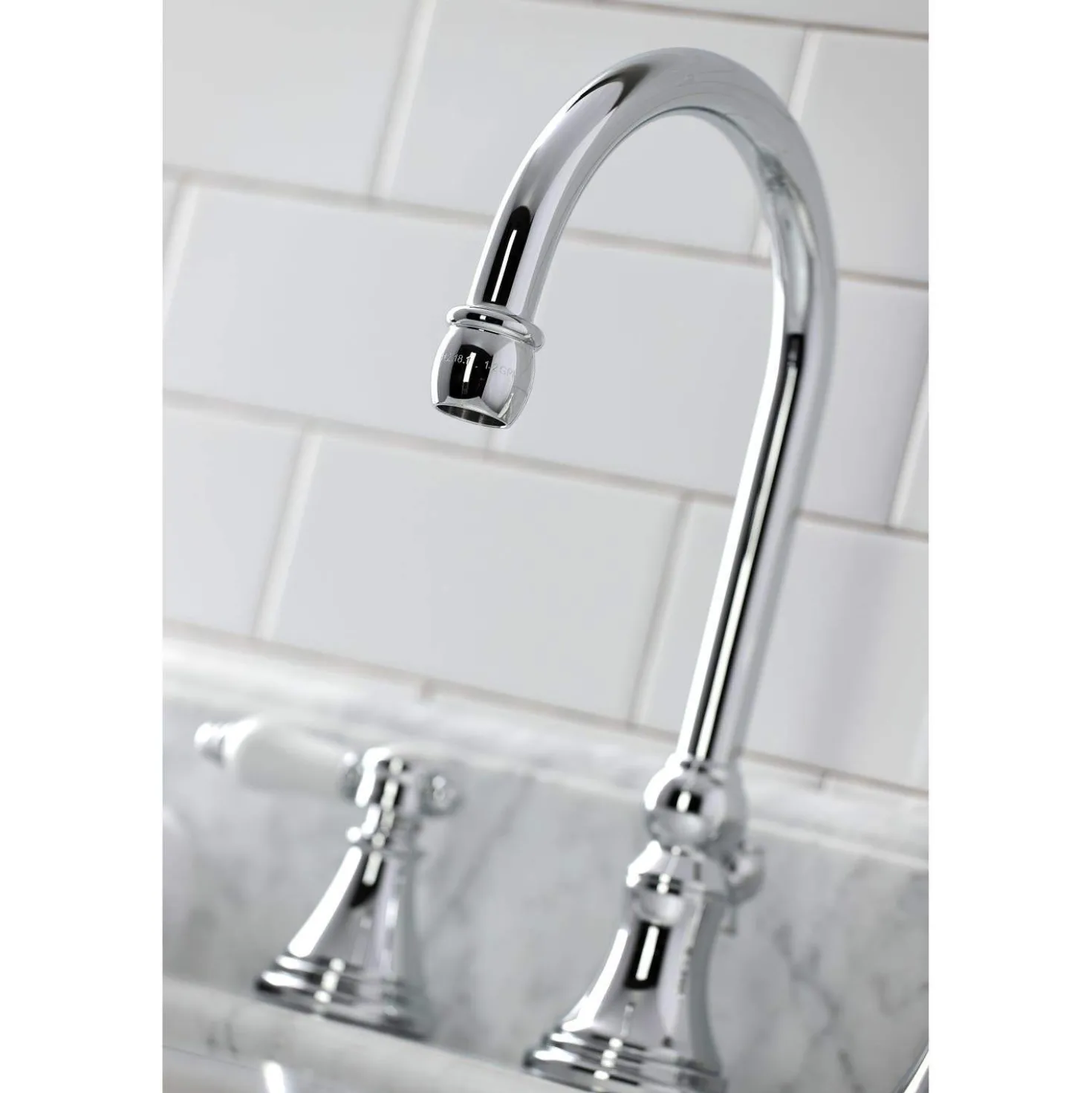 Kingston Brass KS298XBPL-P Bel Air Widespread Bathroom Faucet with Brass Pop-Up