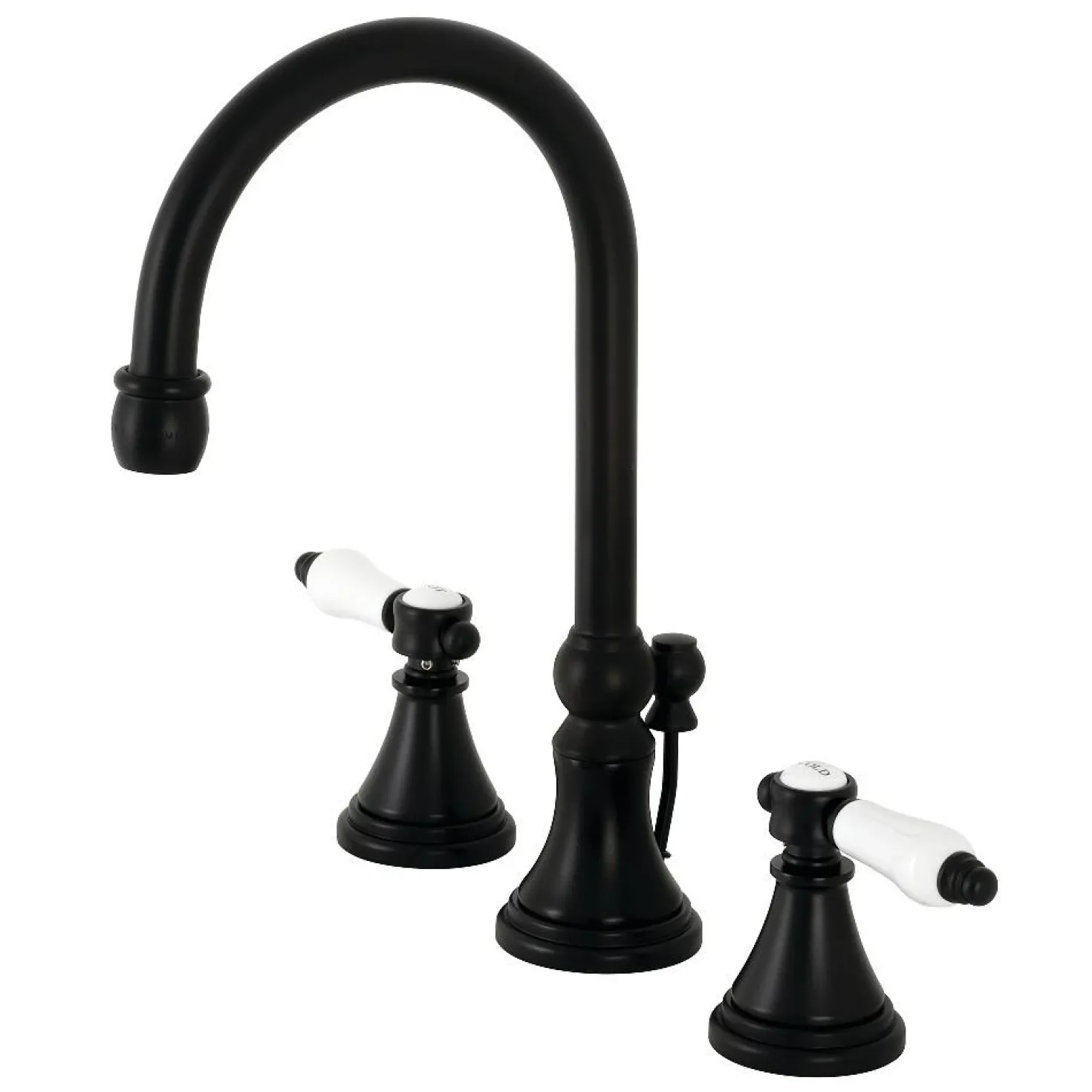Kingston Brass KS298XBPL-P Bel Air Widespread Bathroom Faucet with Brass Pop-Up