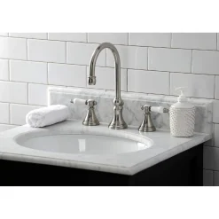 Kingston Brass KS298XBPL-P Bel Air Widespread Bathroom Faucet with Brass Pop-Up