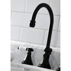 Kingston Brass KS298XBPL-P Bel Air Widespread Bathroom Faucet with Brass Pop-Up