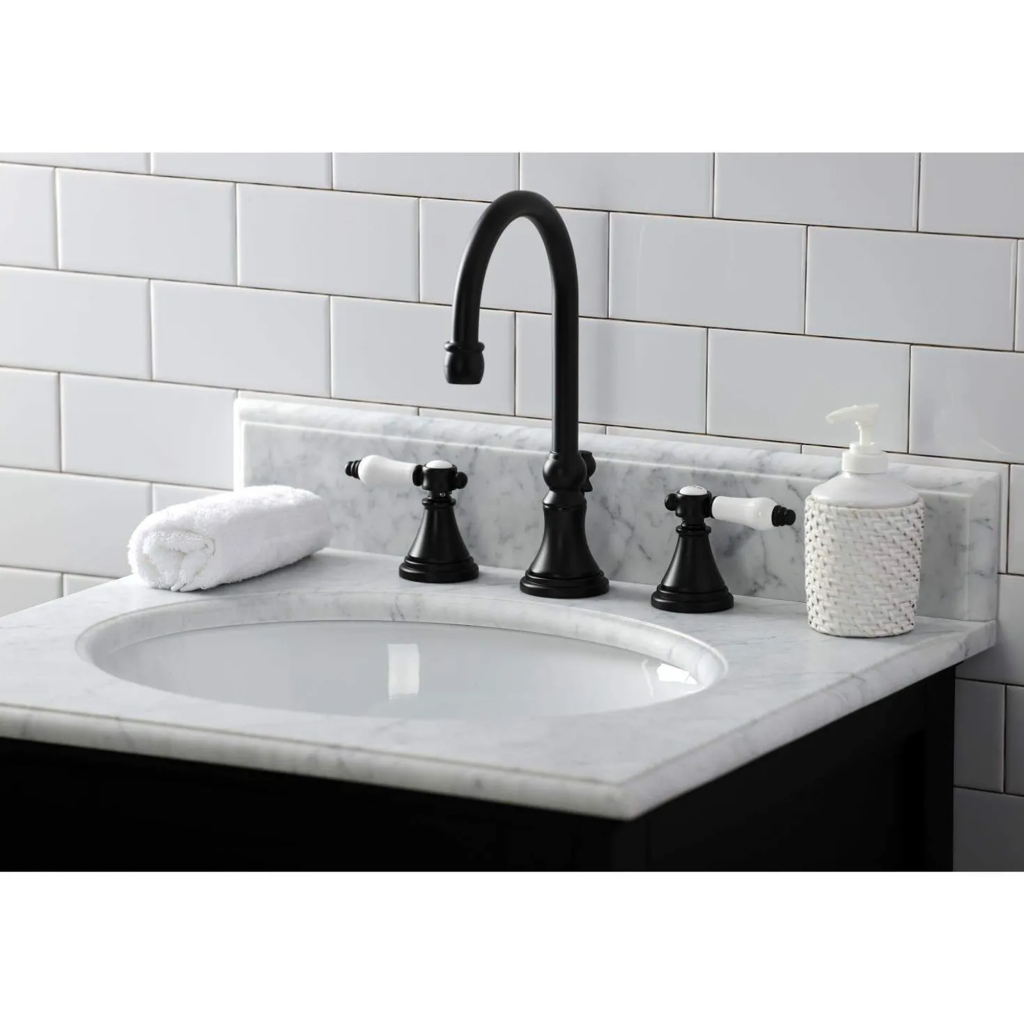 Kingston Brass KS298XBPL-P Bel Air Widespread Bathroom Faucet with Brass Pop-Up