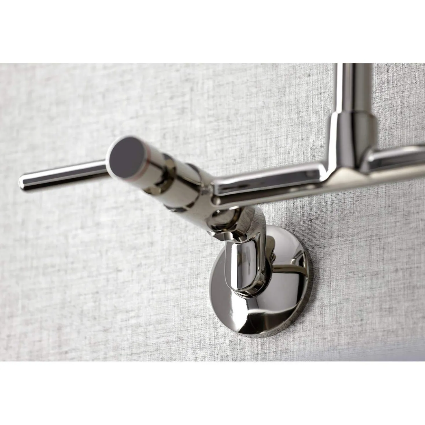 Kingston Brass KS823X-P Concord Two-Handle Wall-Mount Kitchen Faucet