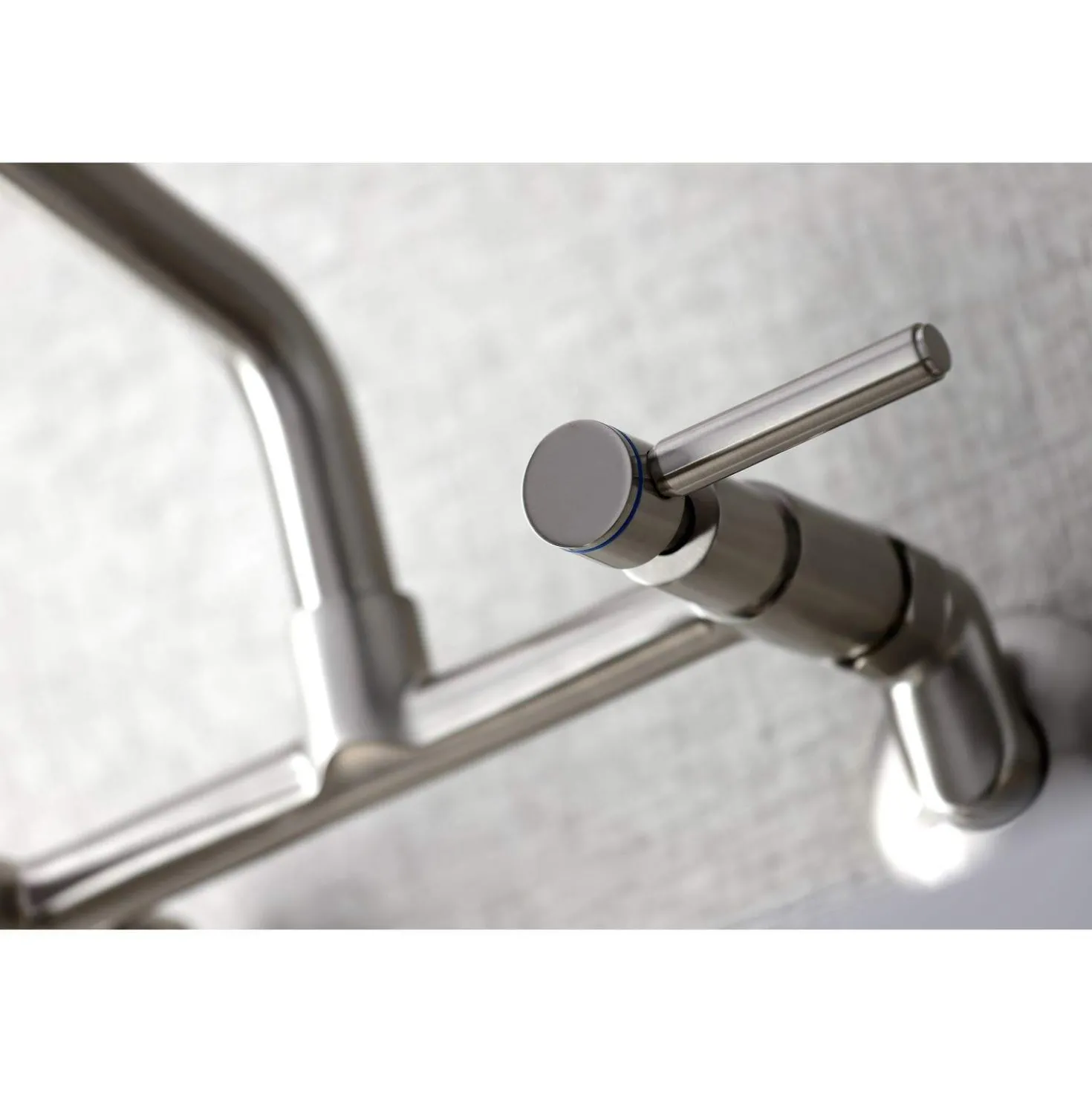 Kingston Brass KS823X-P Concord Two-Handle Wall-Mount Kitchen Faucet