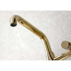 Kingston Brass KS823X-P Concord Two-Handle Wall-Mount Kitchen Faucet