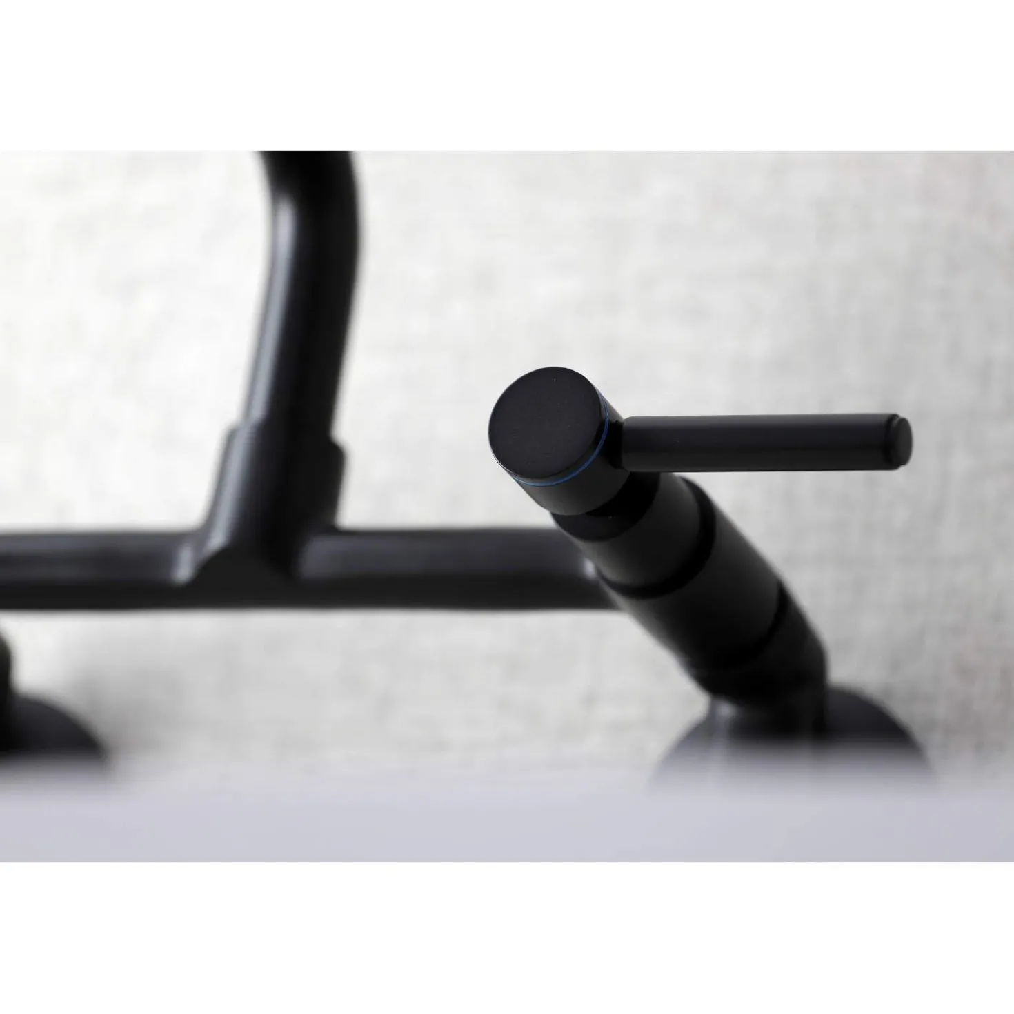 Kingston Brass KS823X-P Concord Two-Handle Wall-Mount Kitchen Faucet