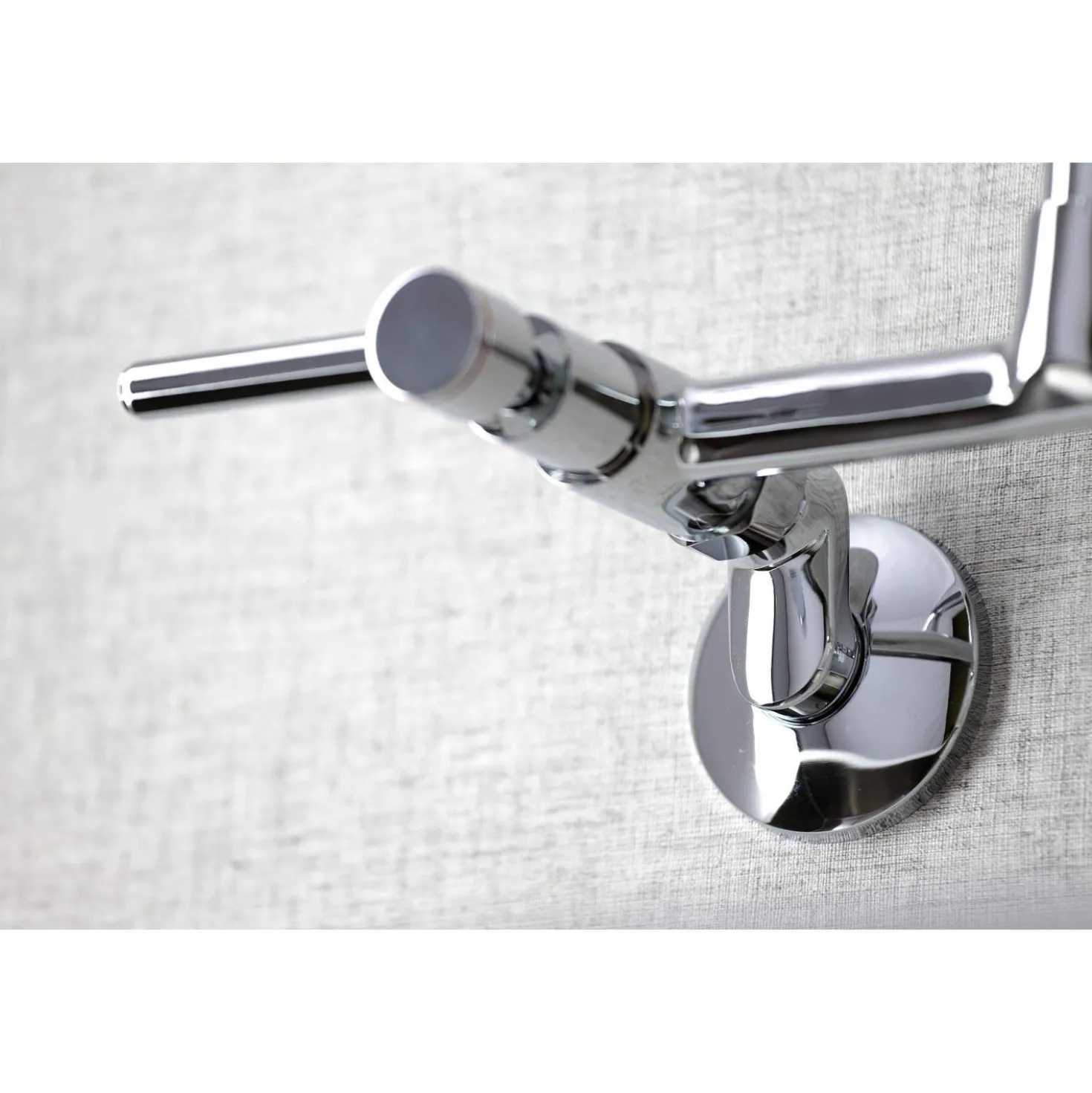 Kingston Brass KS823X-P Concord Two-Handle Wall-Mount Kitchen Faucet