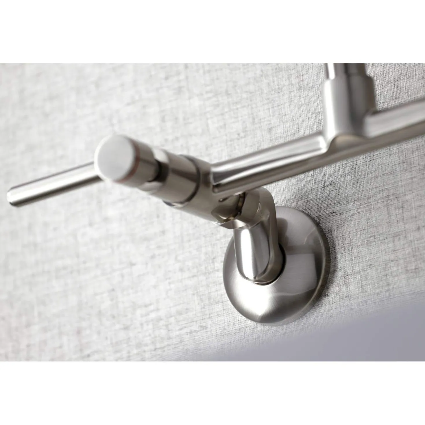 Kingston Brass KS823X-P Concord Two-Handle Wall-Mount Kitchen Faucet