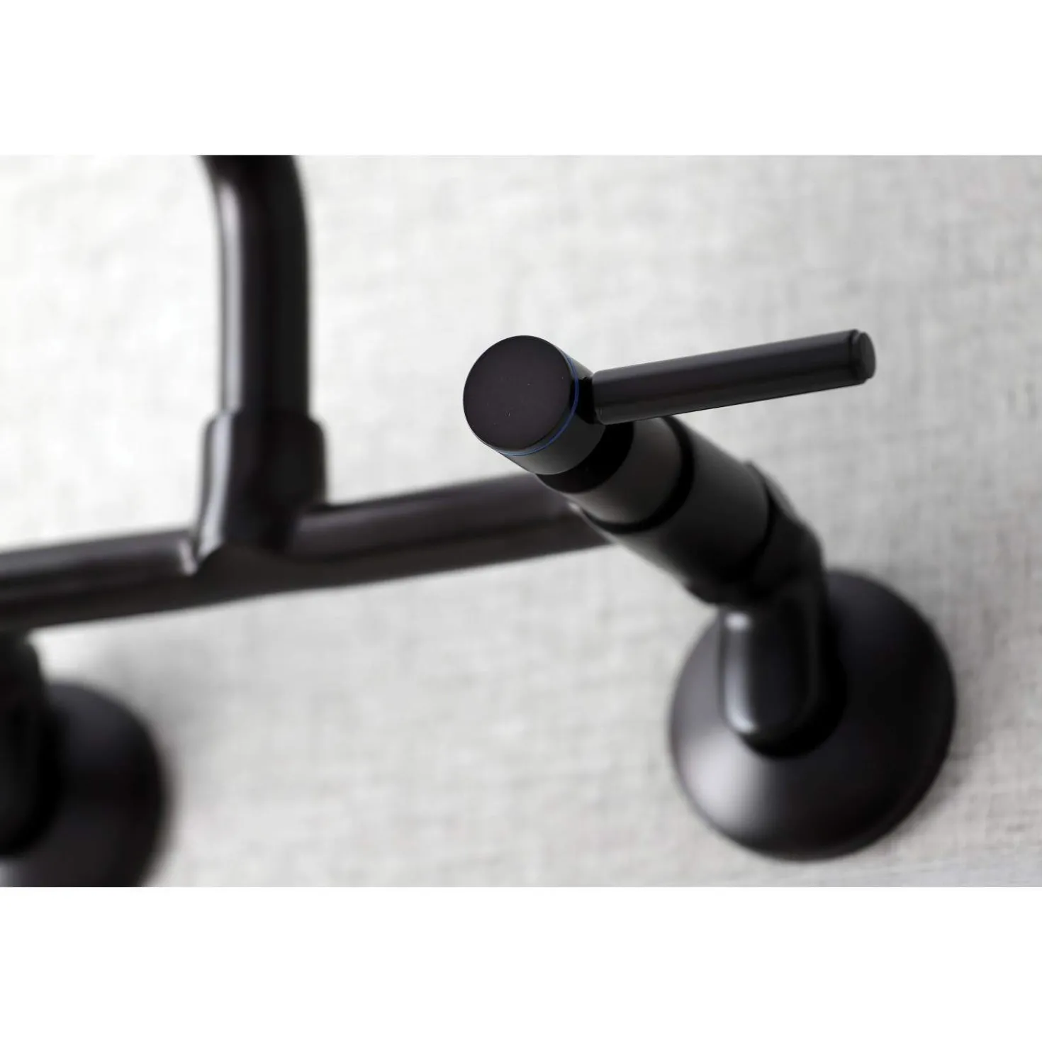 Kingston Brass KS823X-P Concord Two-Handle Wall-Mount Kitchen Faucet