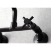 Kingston Brass KS423X-P Concord Two-Handle Wall-Mount Kitchen Faucet