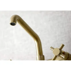 Kingston Brass KS423X-P Concord Two-Handle Wall-Mount Kitchen Faucet