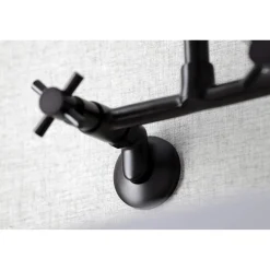 Kingston Brass KS423X-P Concord Two-Handle Wall-Mount Kitchen Faucet