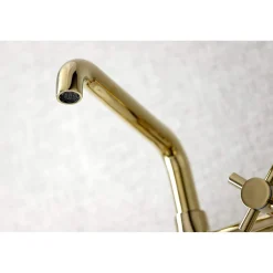 Kingston Brass KS423X-P Concord Two-Handle Wall-Mount Kitchen Faucet