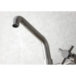Kingston Brass KS423X-P Concord Two-Handle Wall-Mount Kitchen Faucet