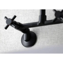 Kingston Brass KS423X-P Concord Two-Handle Wall-Mount Kitchen Faucet