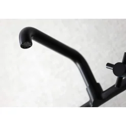 Kingston Brass KS423X-P Concord Two-Handle Wall-Mount Kitchen Faucet