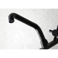 Kingston Brass KS423X-P Concord Two-Handle Wall-Mount Kitchen Faucet