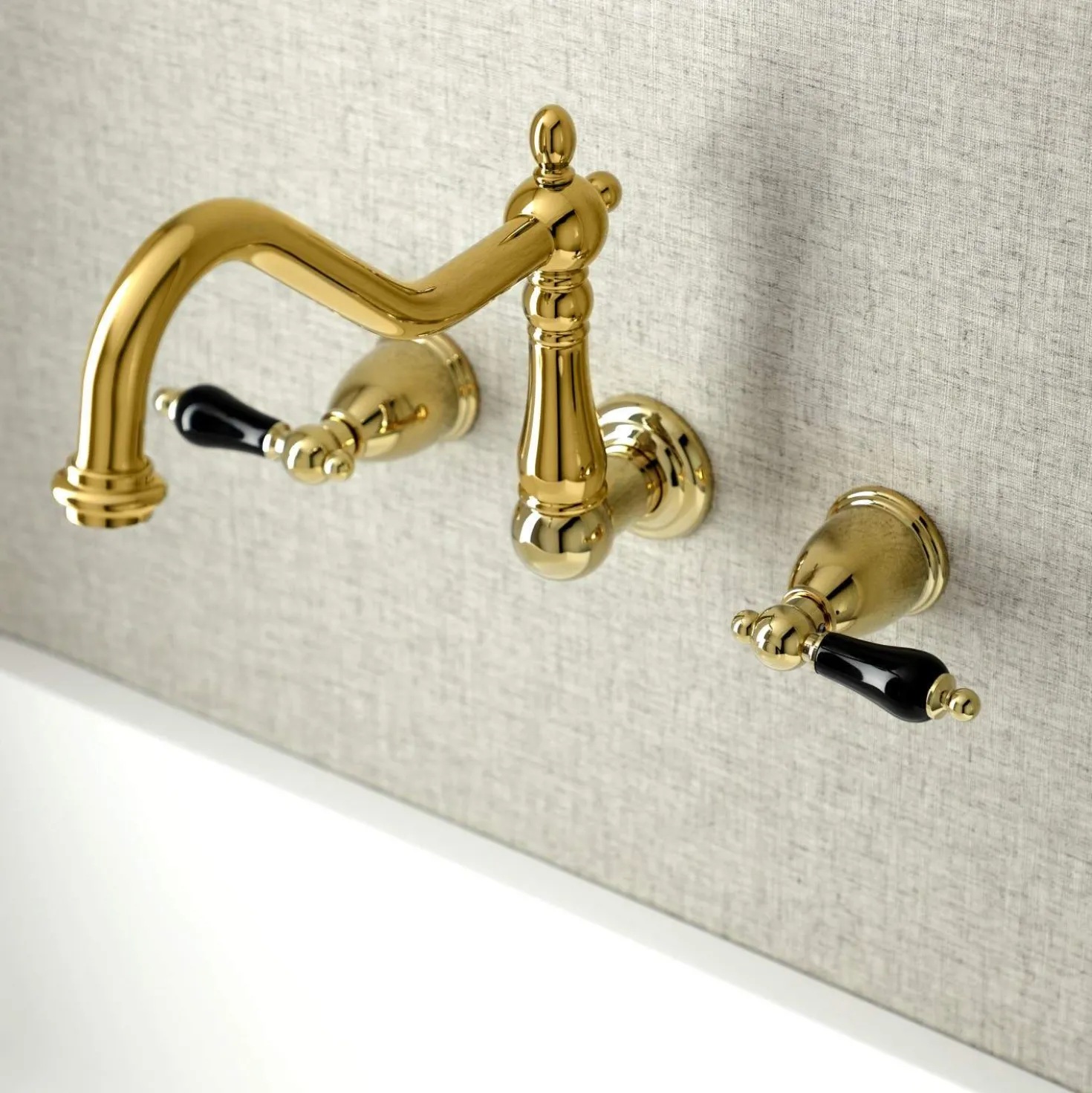 Kingston Brass KS128XPKL-P Duchess Wall Mount Kitchen Faucet