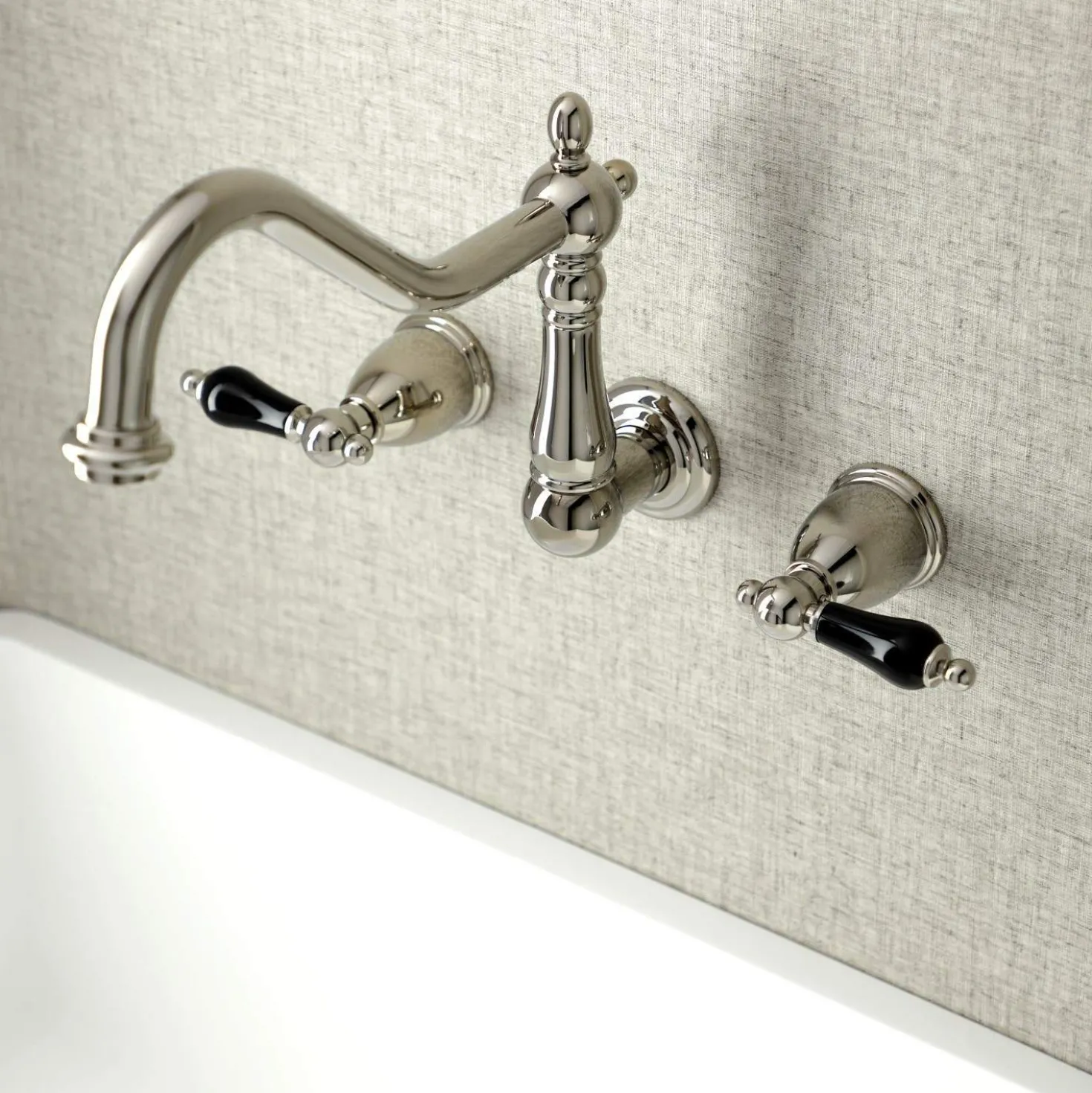 Kingston Brass KS128XPKL-P Duchess Wall Mount Kitchen Faucet