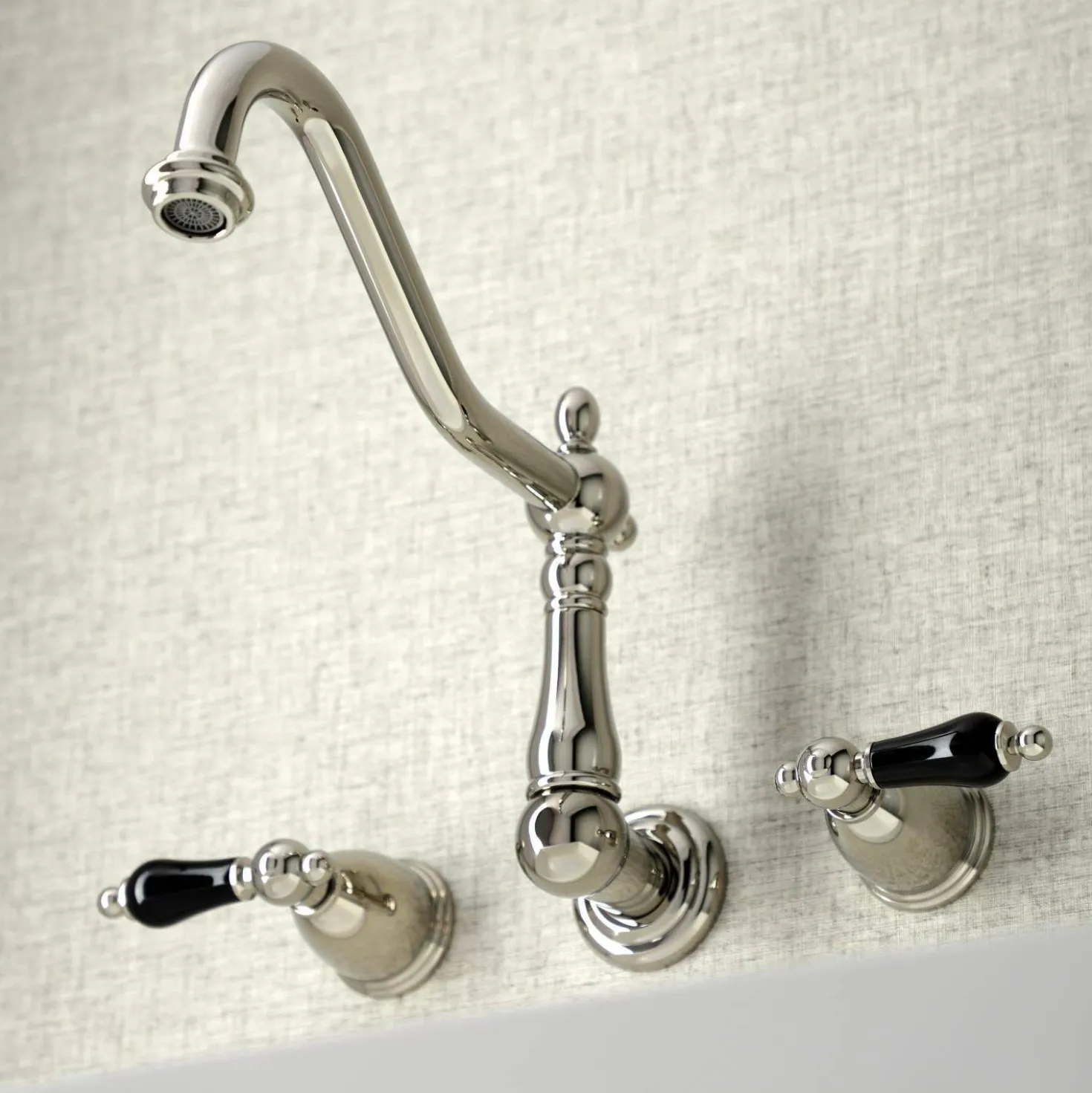 Kingston Brass KS128XPKL-P Duchess Wall Mount Kitchen Faucet