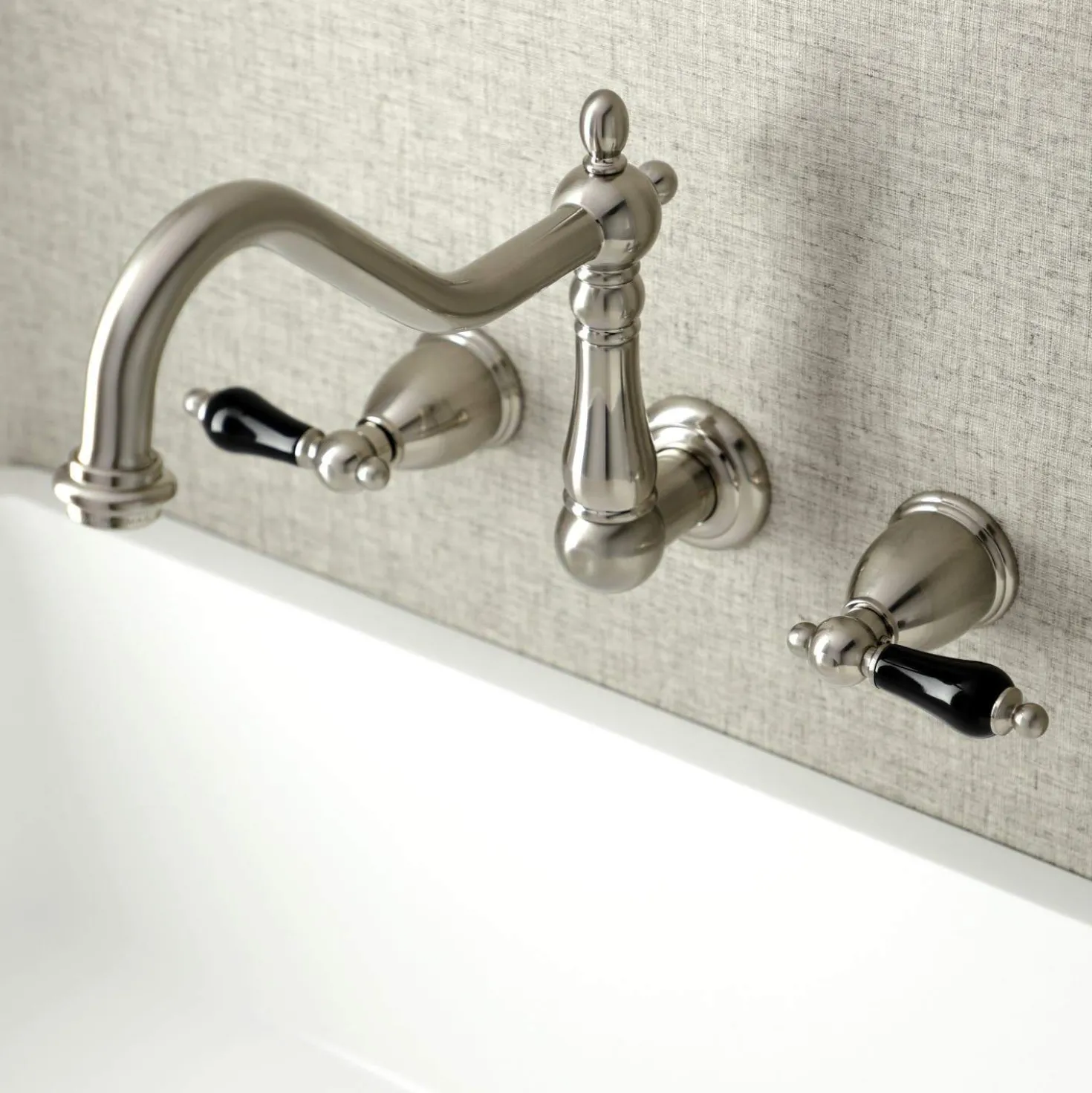 Kingston Brass KS128XPKL-P Duchess Wall Mount Kitchen Faucet