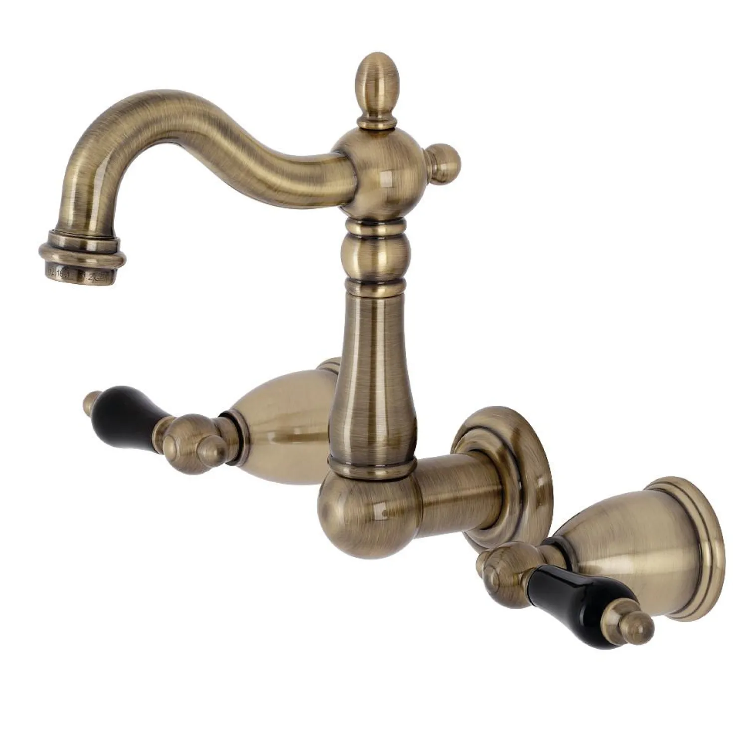 Kingston Brass KS122XPKL-P Duchess Two-Handle Wall Mount Bathroom Faucet