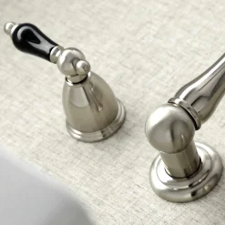 Kingston Brass KS122XPKL-P Duchess Two-Handle Wall Mount Bathroom Faucet