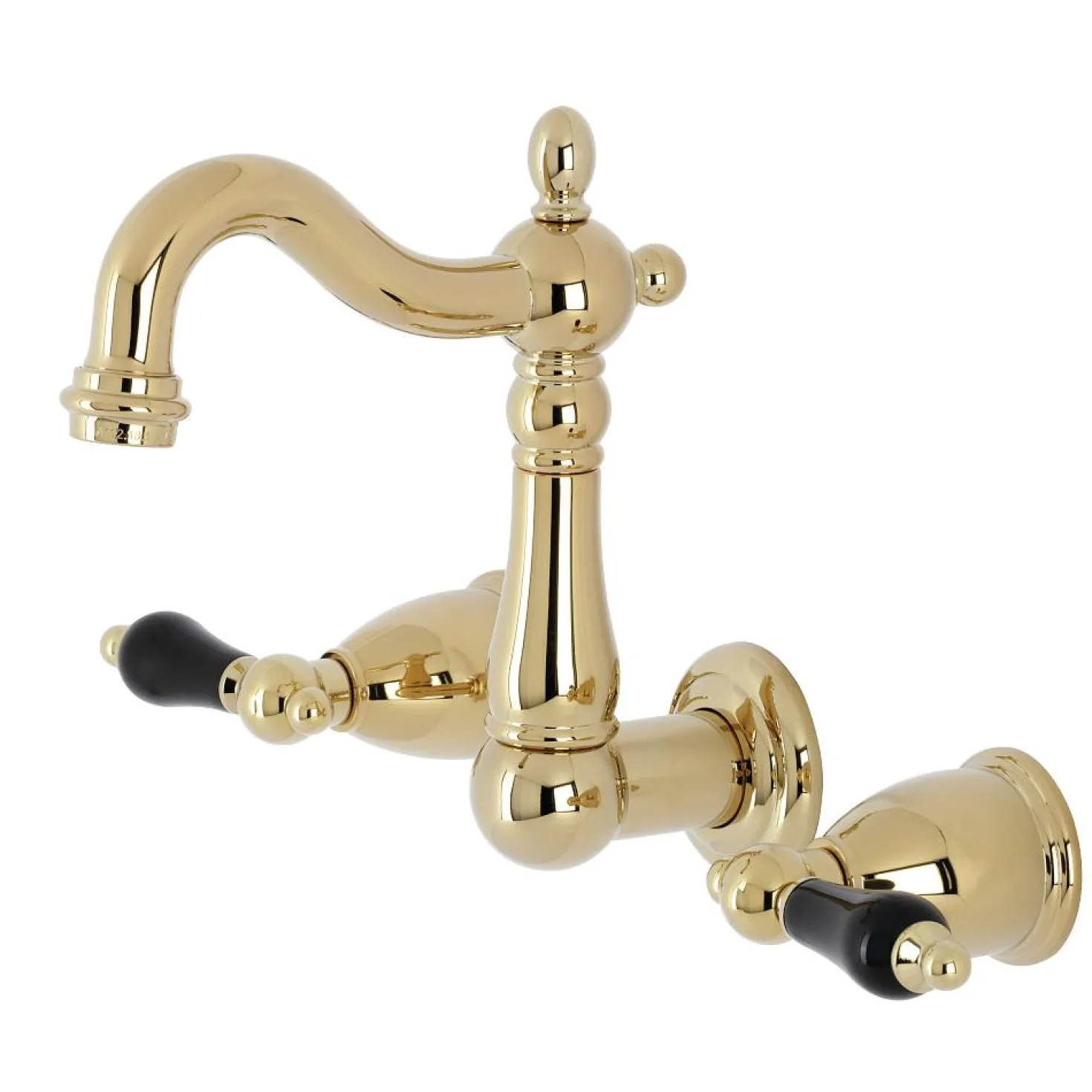 Kingston Brass KS122XPKL-P Duchess Two-Handle Wall Mount Bathroom Faucet