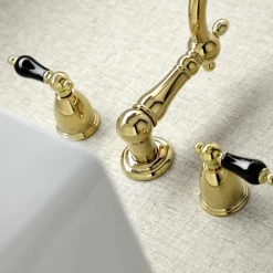 Kingston Brass KS122XPKL-P Duchess Two-Handle Wall Mount Bathroom Faucet