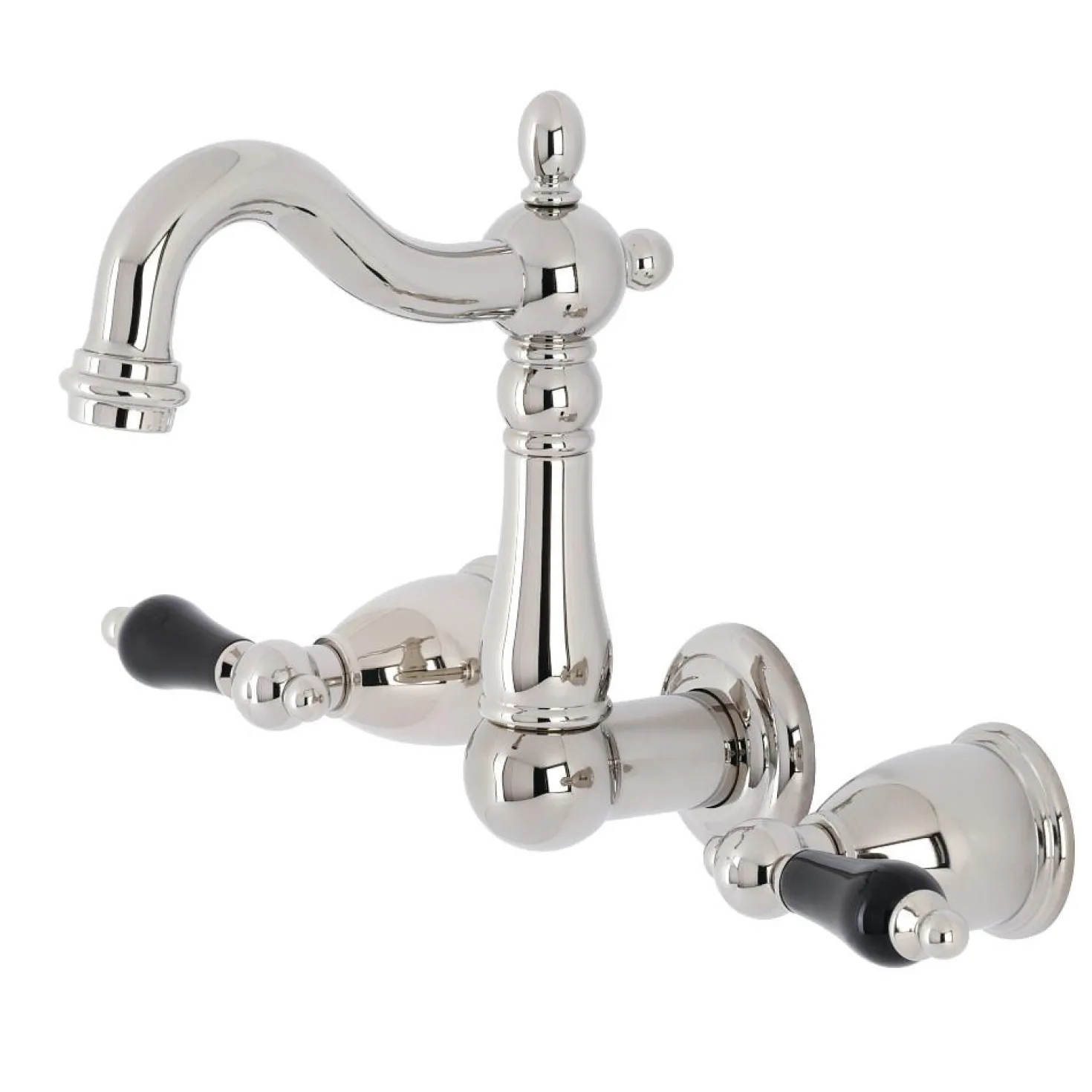 Kingston Brass KS122XPKL-P Duchess Two-Handle Wall Mount Bathroom Faucet