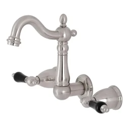 Kingston Brass KS122XPKL-P Duchess Two-Handle Wall Mount Bathroom Faucet