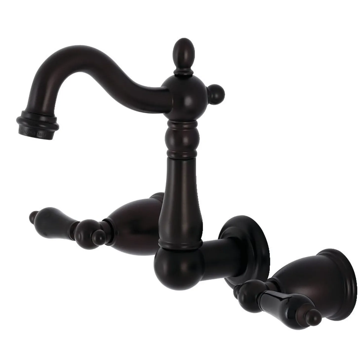 Kingston Brass KS122XPKL-P Duchess Two-Handle Wall Mount Bathroom Faucet