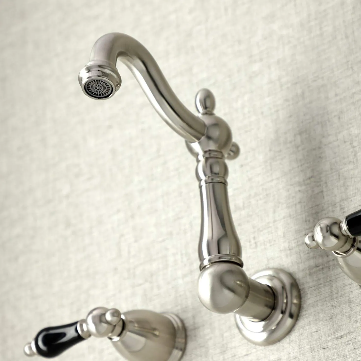 Kingston Brass KS122XPKL-P Duchess Two-Handle Wall Mount Bathroom Faucet