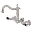 Kingston Brass KS125XPKL-P Duchess Two-Handle Wall Mount Bathroom Faucet