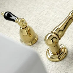 Kingston Brass KS125XPKL-P Duchess Two-Handle Wall Mount Bathroom Faucet