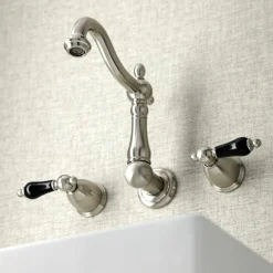 Kingston Brass KS125XPKL-P Duchess Two-Handle Wall Mount Bathroom Faucet