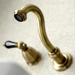 Kingston Brass KS312XPKL-P Duchess Two-Handle Wall Mount Bathroom Faucet